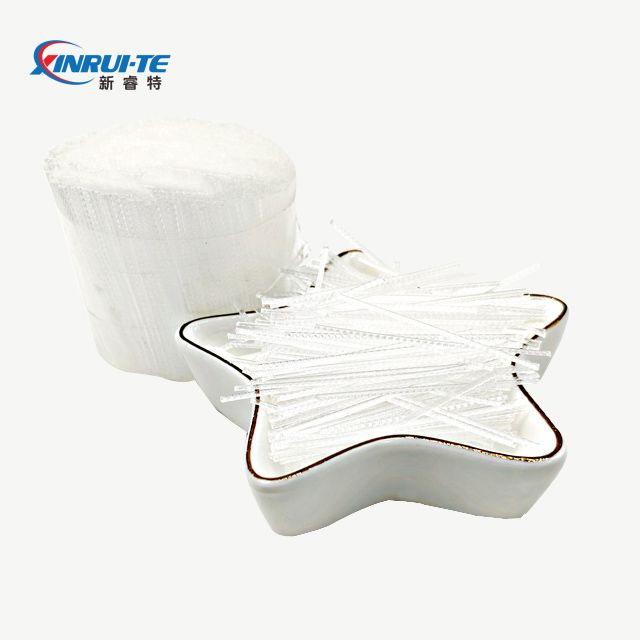 ماكرو الاصطناعية PP polypropylene المنقوش الألياف للبناء