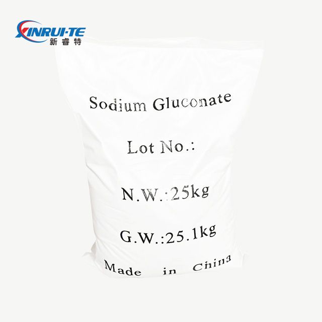 مثبطات ملموسة 98 ٪ محتوى صلبة غلوكونات الصوديوم كما هو محازم البناء