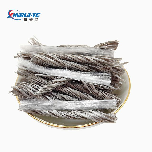 البوليمر الاصطناعي الهيكلي الكلي PP polyplene hybrid الألياف للخرسانة
